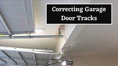 Raising Garage Door Tracks || Fixing Improperly Installed Garage Doors