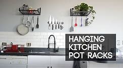 How to Install Kitchen Pot Racks!