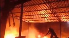 A massive fire broke out at a plastic carton warehouse near the Jorabat area in Kamrup-Metro district in Assam on Tuesday night. Soon after getting the information about the fire incident, a team of firefighters rushed to the location to bring the flame under control. | Indian Fire Service