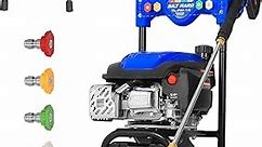 Gas Power Washer 3100 PSI 2.4 GPM, 5 Nozzle Tips 25ft Hose Gasoline Pressure Washer with Soap Tank, High Pressure Washers Gas Powered, EPA & CARB Certified