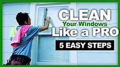 How To Clean Windows Like a PRO | 5 TIPS