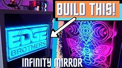 DIY Infinity Mirror! [Twitch, YouTube, or Business logos!]