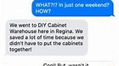 DIY Cabinet Warehouse Regina Weekend Basement Apartment Kitchen