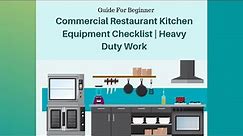 Commercial Restaurant Kitchen Equipment list | Heavy Duty Work | Sharda Steel Equipments | Supplier