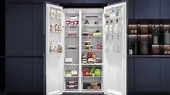 The new side-by-side Haier refrigerator - HSR3918FNPG