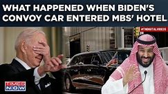 What Happened When US President Biden's Convoy Car Entered Saudi Crown Prince MBS' Hotel During G20