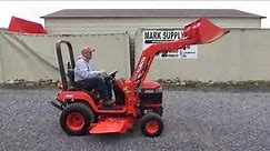 2003 Kubota BX2200 Sub Compact Tractor Loader With 54" Belly Mower Quick Attach For Sale