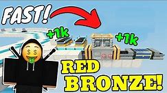 MOST Efficient Red Bronze Farm! - Roblox Islands