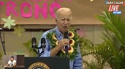 Biden Visits Maui... Chooses to talk about his 67' Corvette