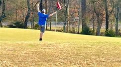 Volume up! 🔊 Connor King draining a niiiice sidewinding putt!! Not only was that a sweet putt, listen to dad getting excited!! | WLHS Golf