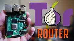 Setting up a Tor Router and Browser on a Raspberry Pi 4