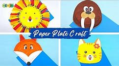 5 Easy Paper Plate Crafts | Fun Animal Crafts for Kids
