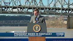 Biden speaks during Kentucky visit