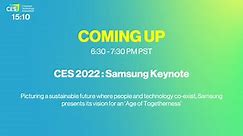 CES 2022: Samsung Keynote