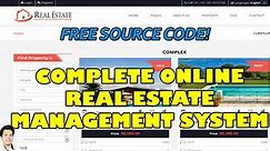 Complete Online Real Estate Management System in PHP MySQL | Free Source Code Download