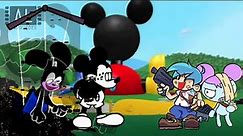 Friday night funkin vs Mickey Mouse e Oswald conrrumpido