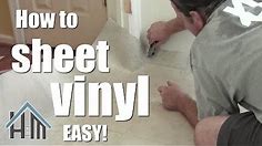 How to install vinyl floor, sheet vinyl. Easy! Home Mender