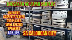 Bagsakan ng Japan surplus Amplifier, Vinyl record,DVD player, Cassette player atbp, sa Caloocan city