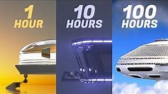 Making a Spaceship in 1 hour vs 10 hours vs 100 hours
