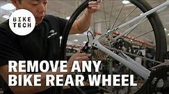 How To Remove the Rear Wheel on a Bike | Bike Tech | The Pro's Closet