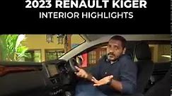 2023 Renault Kiger: Interior Highlights
