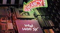 Intel 486 SX Processor Commercial - 1992