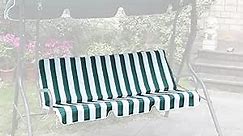 Patio Swing Cushion Cover for 3 Seat Bench Replacement Supplies - Garden Swing Chair Protective 420D Waterproof (51"x18"x3")