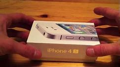 Déballage (Unboxing) de l'iPhone 4S Blanc