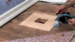 How to Fix a Toilet - Wooden Sub-Flooring Flange Repair - Part 3 of 3