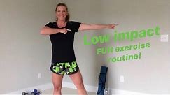 40 min. LOW IMPACT AEROBICS, Fun workout for seniors and beginners