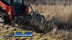 Brush Hound Flail Mower Overview + Demo | Skid Steer Solutions
