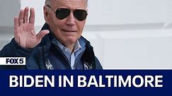 Biden visiting Baltimore to survey deadly Key Bridge collapse damage