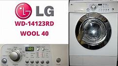 LG Direct Drive WD-14123RD Washer Dryer - Wool 40