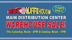 Main Distribution Center Warehouse Sale!