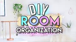 DIY Room Organization Makeover, Storage Ideas + Tips (Room Makeover Part 2) | JENerationDIY