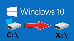 How to move the Program folders on Windows 10