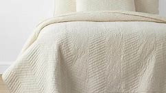 The Company Store Company Cotton Voile Buff Solid King Quilt C3A3-K-BUFF