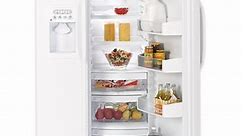 GE® ENERGY STAR® 25.4 Cu. Ft. Side-Side Refrigerator with Dispenser|^|GSS25XGPWW