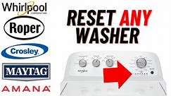 "Why Won't My Amana Washer Spin or Wash?"