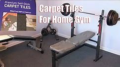 Installing Carpet Tiles From Lowes For Home Gym