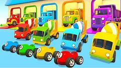 Car cartoons full episodes & Street vehicles. Helper cars for kids & Leo the Truck cartoon for kids.
