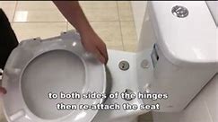 how to install your own toilet seat lid