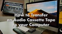 Audio Cassette Tape to your Computer (Mac or PC) - Cassette Tape to mp3