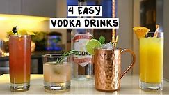 Four Easy Vodka Drinks