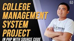 College Management System Project In PHP and MySQL Source Code