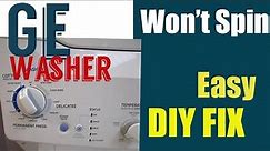 ✨ GE Washer Won’t Spin -Blinking Lights - Easy FIX ✨