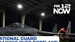 National Guard training missions taking place over Portland