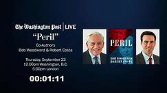 "Peril" with co-authors Bob Woodward and Robert Costa
