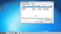 How to Disable and Change Windows 7 Startup Programs