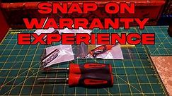 Snap On Tools Warranty (My Personal Experience)
